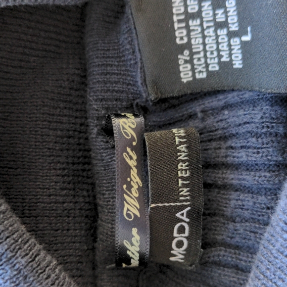 Moda ribbed turtleneck 100 percent cotton - Picture 6 of 6